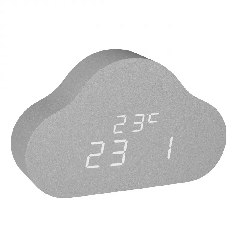 TFA Dostmann 60.2040.15 Despertador de quartzo para criança cinzento