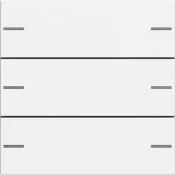 Gira 575327 Conjunto de 3 balancins para Touch Sensor 4, System 55, branco puro