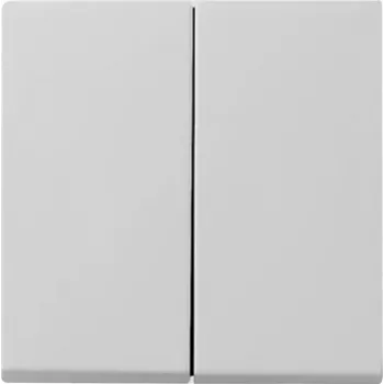 Gira System 55 tampa de interruptor de balancim 2 tomadas, cinzento 0295015