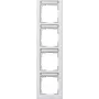 GIRA 111429 Moldura de cobertura 1 módulo, branco puro brilhante, System 55