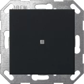 Gira KNX Tecla basculante 1 módulo, preto mate 5171005