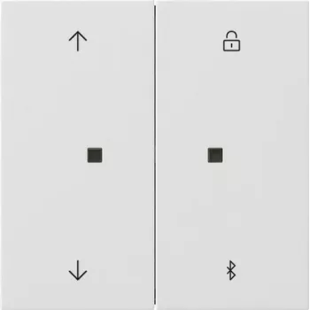 Gira System 3000 Temporizador para estores e persianas com Bluetooth, branco puro brilhante 5367112