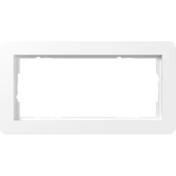 Gira System 55 Moldura de cobertura 2 módulos, branco puro (RAL 9010) 1002150