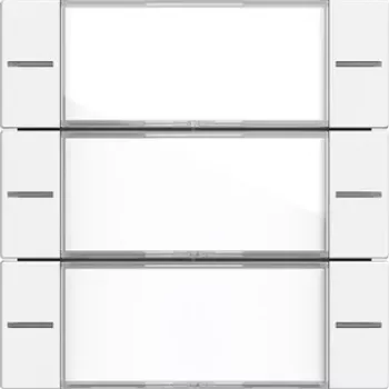 GIRA 577327 Conjunto de teclas 3 módulos, preto mate, para sensor tátil 4, System 55