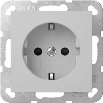 Gira Tomada SCHUKO com luz de orientação LED, branco puro 4755015