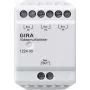 Multiplexer de vídeo Gira 122400 para comunicação de porta, bus de 2 fios, 4 entradas de câmara, calha DIN, 6 TE