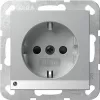 Tomada SCHUKO GIRA 417026 com luz de orientação LED, System 55