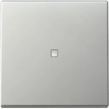 Tecla Gira System 55 com janela de controlo, branco puro brilhante 3290600