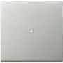 Tecla Gira System 55 com janela de controlo, branco puro brilhante 3290600