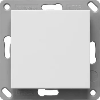 Botão de parede sem fios GIRA, sem bateria, 1 canal, branco puro 242103