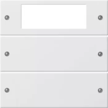 Conjunto de teclas Gira System 55 2 tomadas branco puro 219203