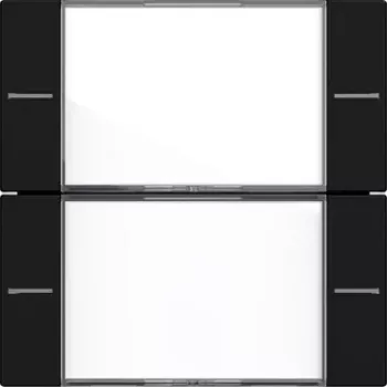 Gira 5772005 conjunto de teclas 2 módulos para sensor de toque 4, branco puro brilhante