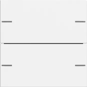 GIRA 575227 conjunto de teclas 2 módulos para sensor de toque 4, System 55, branco puro brilhante