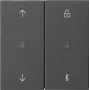 Gira System 3000 temporizador para estore e persiana Bluetooth antracite 536728