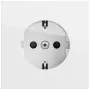 GIRA 445370 tomada SCHUKO com interruptor e tampa basculante, branco puro