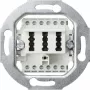 GIRA 003202 tomada de ligação TAE, 2x6/6 NFF, branco