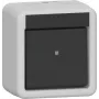 GIRA interruptor basculante 310230 desligado 2 pol WG AP cinzento (310230)