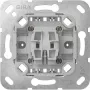 GIRA 381700 mecanismo de comutador de cruzamento, embutir, 10 A, 250 V, terminais de parafuso, sem garras, para System 55