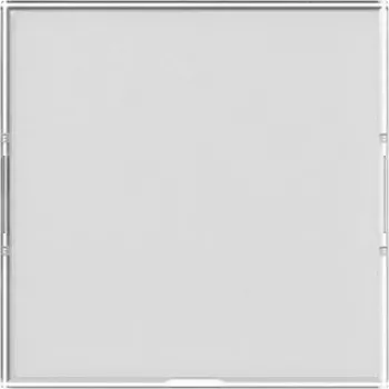 Gira System 55 tampa de interruptor basculante, branco brilhante, tecla simples, clip-on 367600
