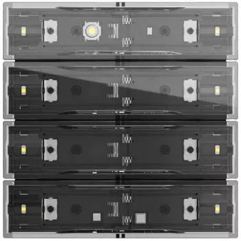 Gira Tastsens.4.70 Comfort 4f OneKNX 534400 painel tátil KNX com 4 teclas capacitivas e ecrã a cores