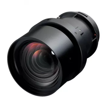 Objetiva zoom grande angular Panasonic ET-ELW21 13,05-17,01 mm f/2,0-2,4 para projetores da série PT-EW530/EW630/EX500/EX600