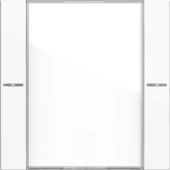 GIRA 577103 Conjunto de teclas 1 módulo para sensor tátil 4, branco puro brilhante