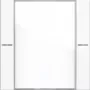 GIRA 577103 Conjunto de teclas 1 módulo para sensor tátil 4, branco puro brilhante