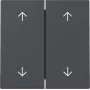 GIRA Tecla 329728 setas de 2 vias System 55 antracite