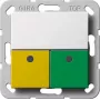 GIRA 291503 Conjunto de chamada de emergência para gabinete System 55 branco puro