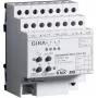 GIRA Atuador para estores/persianas 2 canais 230 V AC KNX/EIB calha DIN 215200