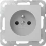 GIRA 4485015 Tomada Schuko com contacto de proteção, System 55, branco puro brilhante