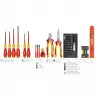 Wiha Basic Set L Electric mala de ferramentas com 46 peças isoladas VDE 47312