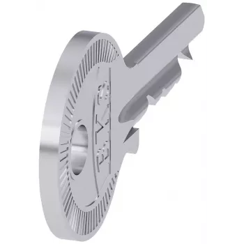 Siemens SIRIUS ACT chave para interruptor de chave, número de fecho S1, metal, prateado 3SU19500FD800AA0