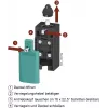 Interruptor de posição Siemens SIRIUS 3SE5, rolete, 1NO+1NC, IP66/IP67 3SE5122-0CA00