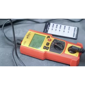 Conjunto de testador de aparelhos Wiha PAT one norma VDE 0701-0702 (47222)