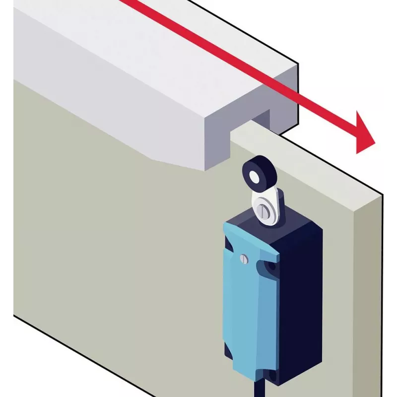 Cabeça de atuador de rolete Siemens SIRIUS 3SE5 para interruptor de posição 3SE50000AE101AJ0