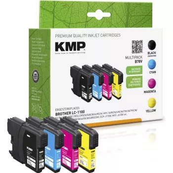 Multipack de tinteiros compatíveis KMP MULTIPACK B78V - preto, ciano, magenta, amarelo - para Brother DCP-6690CW, MFC-5890CN, MFC-5895CW, MFC-6490CW, MFC-6890CDW