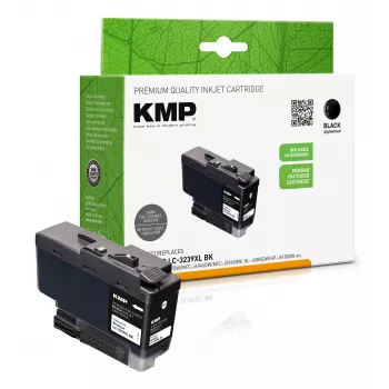 Tinteiro preto compatível KMP para Brother LC-3239XLBK (1543.4001)