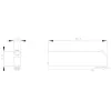 Terminal de calha Siemens 3ZY1122-1BA00, 6 unidades