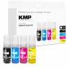 Conjunto de tinta de recarga KMP para Canon GI-55BK/C/M/Y, 4x70 ml embalagem combinada (preto, ciano, magenta, amarelo) 1587,0005