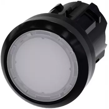 Elemento frontal de botão iluminado Siemens SIRIUS ACT, branco, 22 mm, plástico 3SU1001-0AA60-0AA0