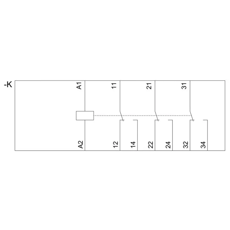 Relé de encaixe Siemens SIRIUS LZX:PT370024 24V DC 3CO 10A