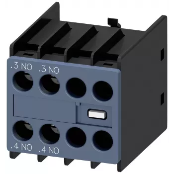 Siemens bloco de contactos auxiliares 3RH2911-1HA20, 2 NA, montagem frontal, terminais de parafuso