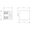 Siemens bloco de contactos auxiliares 3RH2911-1HA20, 2 NA, montagem frontal, terminais de parafuso