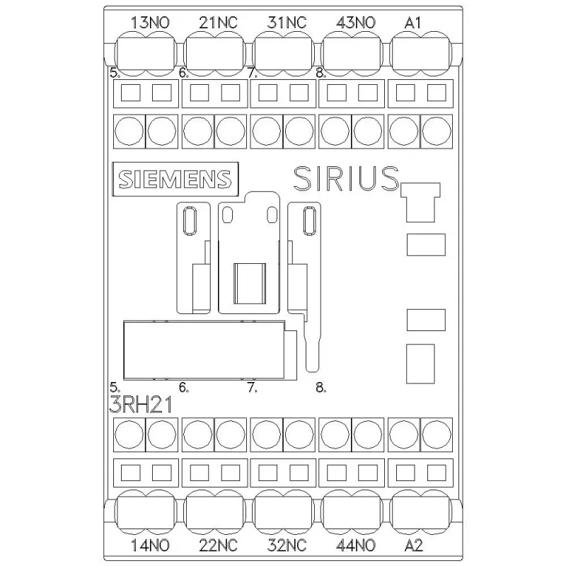 Siemens 3RH2122-2AP60 contactor auxiliar