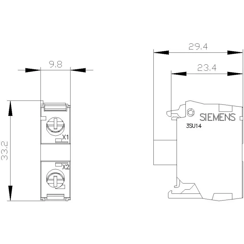 Siemens SIRIUS ACT módulo LED com LED integrado, AC/DC 6-24V, amarelo (3SU14011BG301AA0)