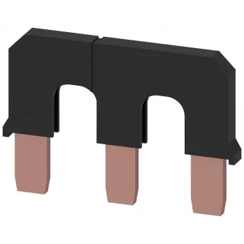 Conector paralelo Siemens SIRIUS 3RT19364BA31 para contactores S2/S3, 3 polos, sem terminais