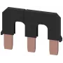Conector paralelo Siemens SIRIUS 3RT19364BA31 para contactores S2/S3, 3 polos, sem terminais