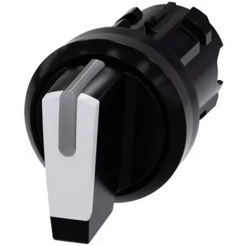 Elemento frontal de seletor Siemens SIRIUS ACT, plástico, branco, 2 posições, retenção, 22 mm 3SU1002-2BP60-0AA0