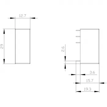 Relé de encaixe Siemens LZX:RT314024 24 V DC 2 CO 8 A